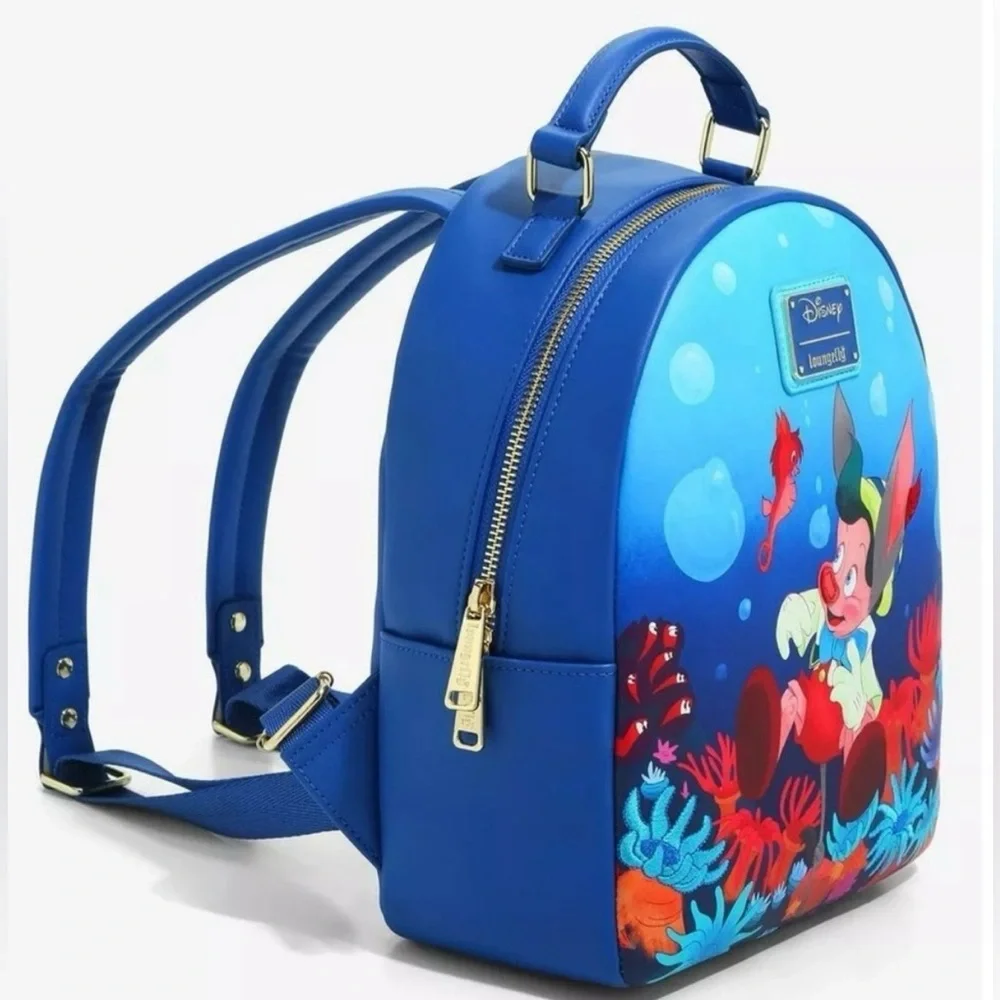 Disney Pinocchio Loungefly mini backpack & wallet set